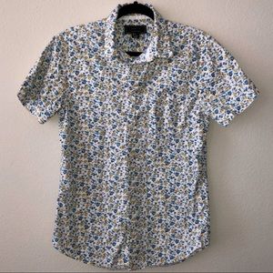 21 MEN Floral Button-down shirt